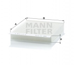 CU 2143 Салонный фильтр MANN-FILTER
