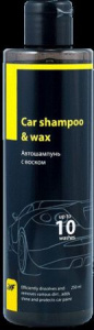 Автошампунь с воском ivf  250 мл (0011)
