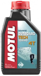 Моторное масло OUTBOARD TECH 4T 10W40 1л MOTUL 106397