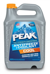 Антифриз PEAK COOL 50/50 Prediluted (оранжевый) (10,8 кг/10 л)