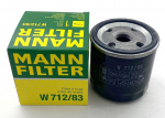 Фильтр масляный MANN-FILTER ДВС а/м W 712/83 