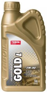 Масло моторное синтетическое TEBOIL GOLD L 5W40 (1 л)