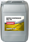 Масло компрессорное миниральное для поршневых компрессоров Sintez Сompressor VDL 150  (20 л) Нефтесинтез