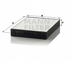 CU 2647 Салонный фильтр MANN-FILTER