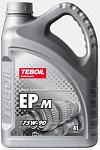 Масло трансмиссионное полусинтетическое TEBOIL EP M 75W-90 GL-4  (4 л)