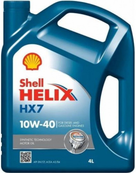 Полусинтетическое масло Shell Helix HX7 10W-40 (4л) 550070333