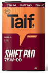 Трансмиссионное синтетическое масло TAIF SHIFT GL-4/GL-5 PAO 75W-90 (4 л)