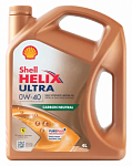 Синтетическое масло Shell Helix Uitra 0W-40 (4 л) Германия